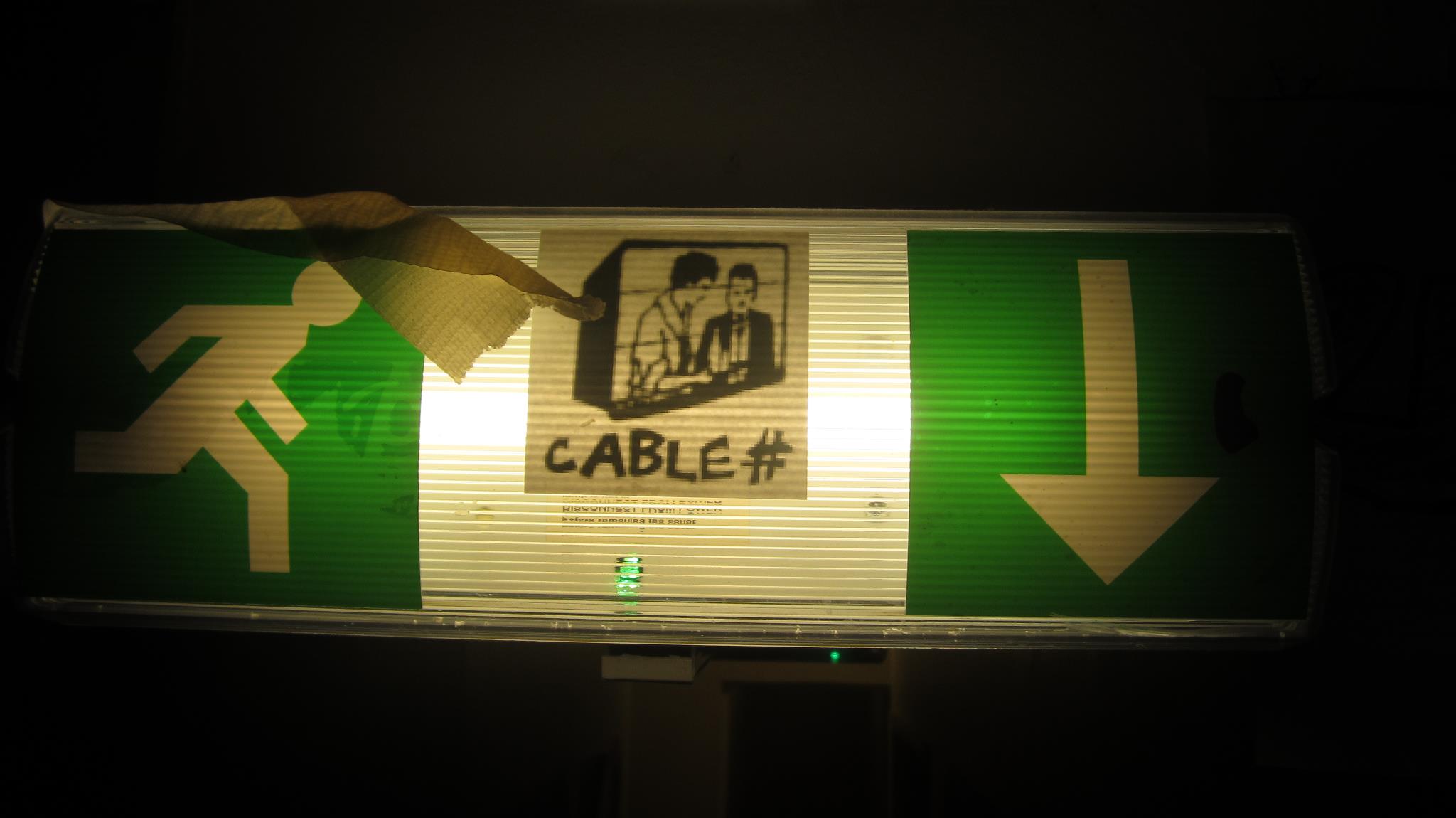 Cable sign